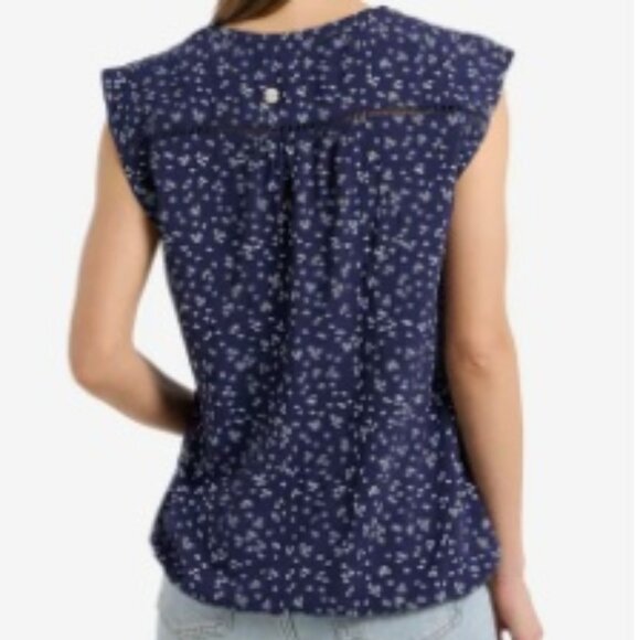 Ragwear (Vegan) - Saltty Print Tank Top - 2000 Midnight (Navy)- Small - NWT - Picture 2 of 3